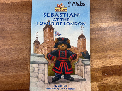 Sebastian at the Tower of London - Suitcase Bear Adventures