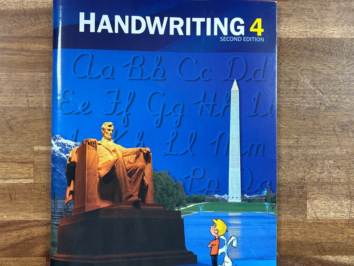 BJU Press Handwriting 4 Student Text, 2nd Edition