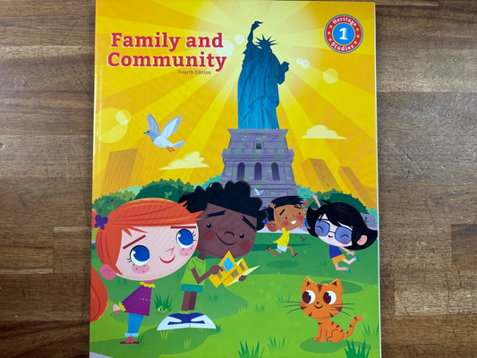 BJU Press Family and Community Heritage Studies 1 4th Ed