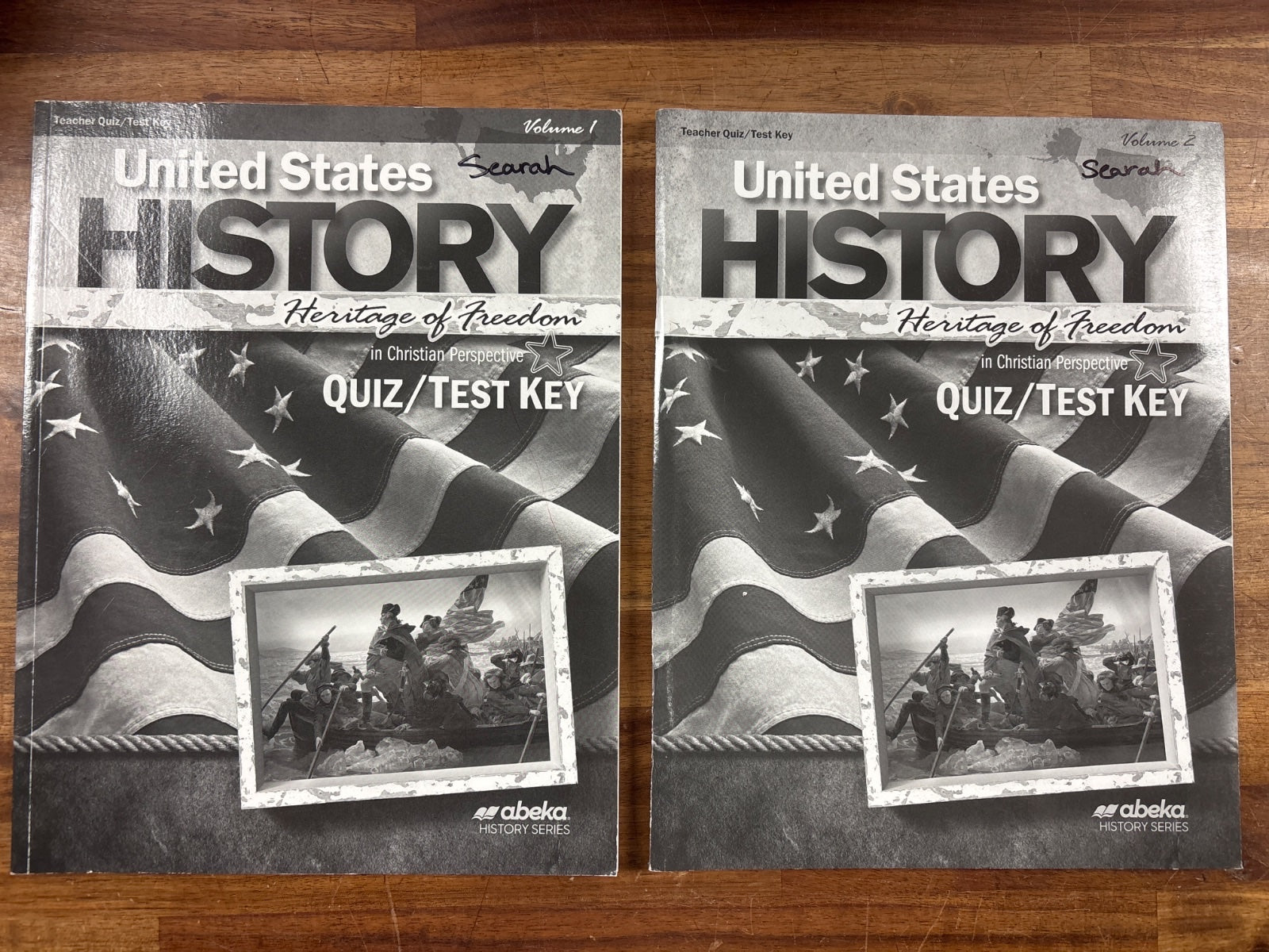 Abeka United States History Heritage Freedom Quiz/Test Key Set