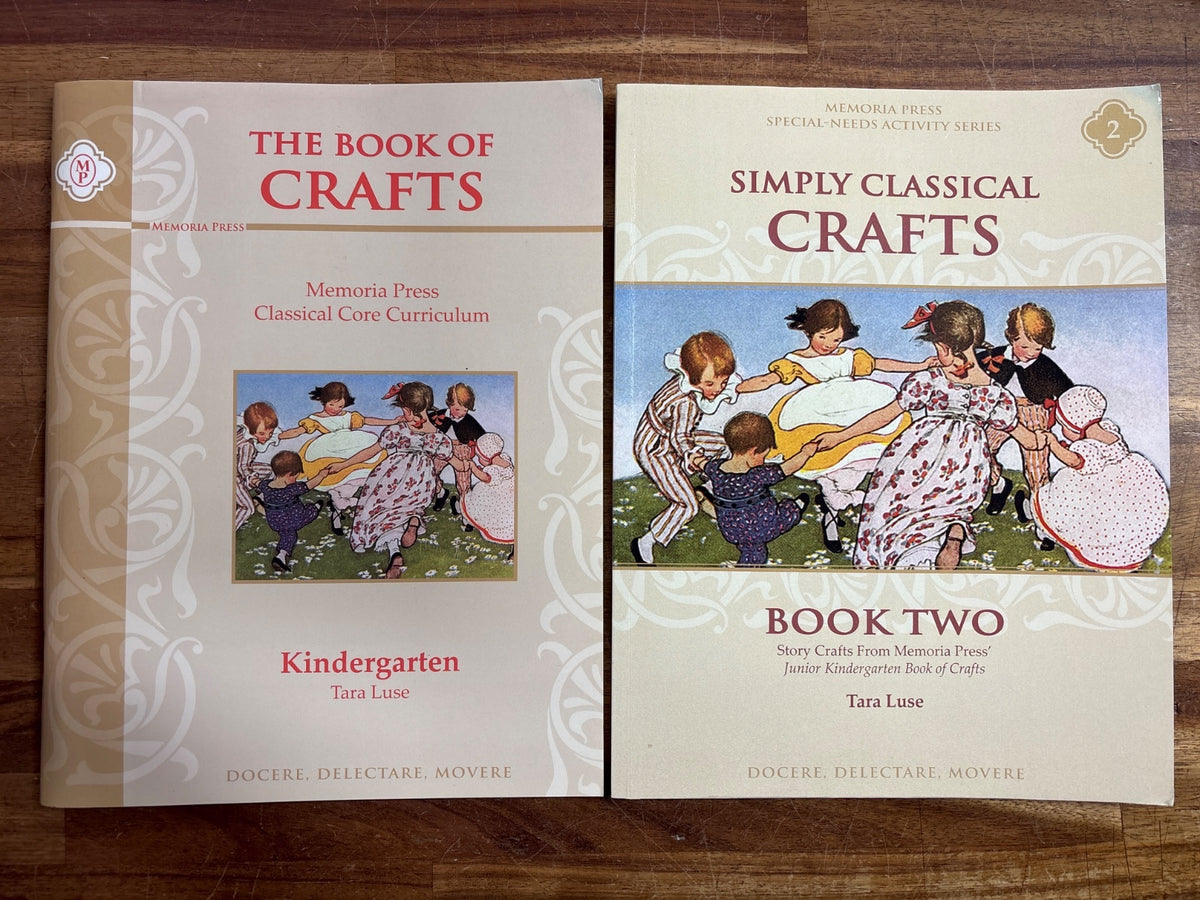 Memoria Press Book of Crafts K & Simply Classical Crafts Bk 2