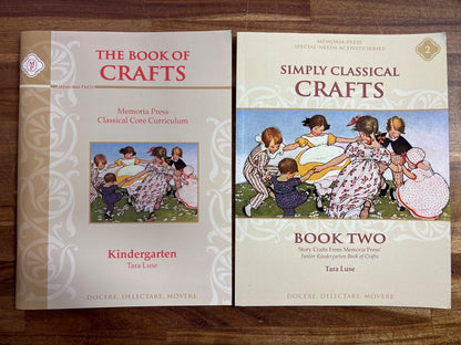 Memoria Press Book of Crafts K & Simply Classical Crafts Bk 2