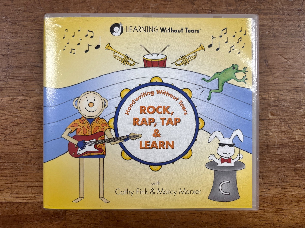 Handwriting Without Tears Rock, Rap, Tap & Learn CD — front cover