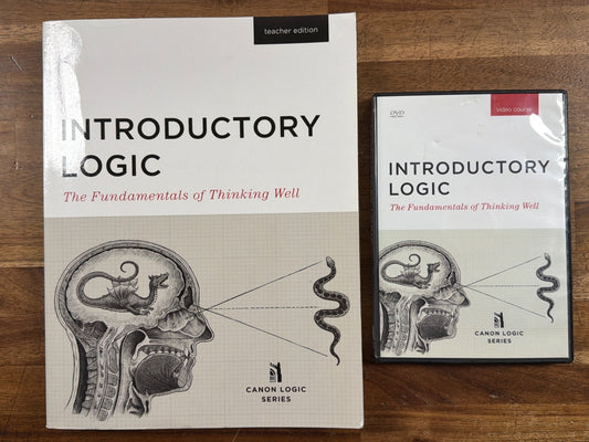 Canon Press Introductory Logic Teacher Edition & DVD Set