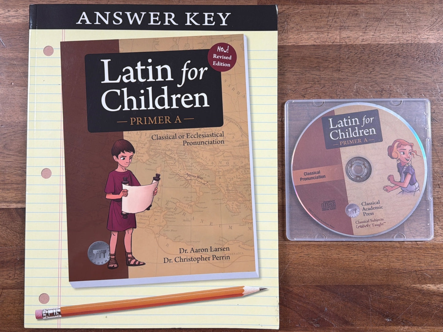 Latin for Children Primer a Answer Key & Pronunciation CD