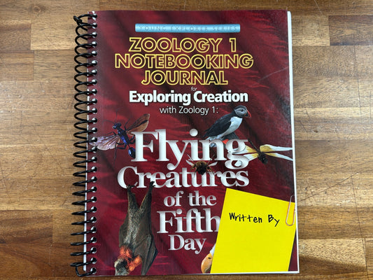 Apologia Zoology 1 Flying Creatures Notebooking Journal