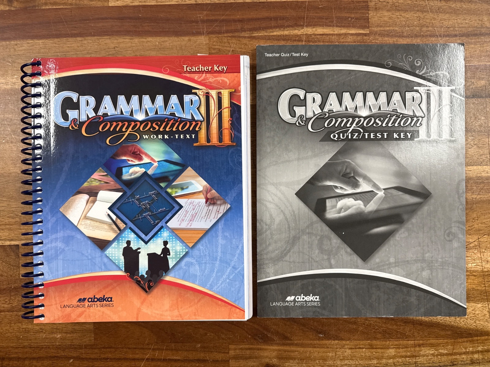 Abeka Grammar Composition III 6th Ed Teacher Quiz/Test Key Set
