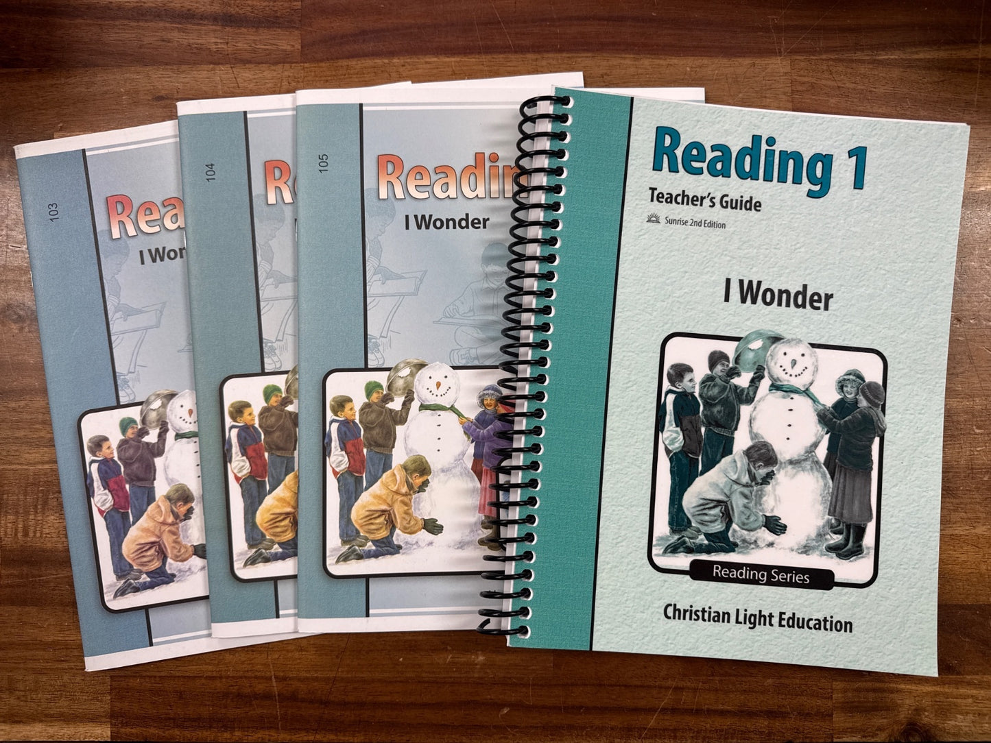 Christian Light Reading 1 I Wonder LightUnits 103-105 & Guide