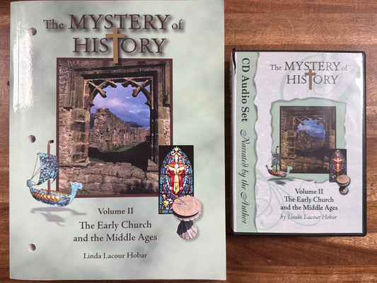 Mystery of History Vol II Book & CD Audio Set Bundle