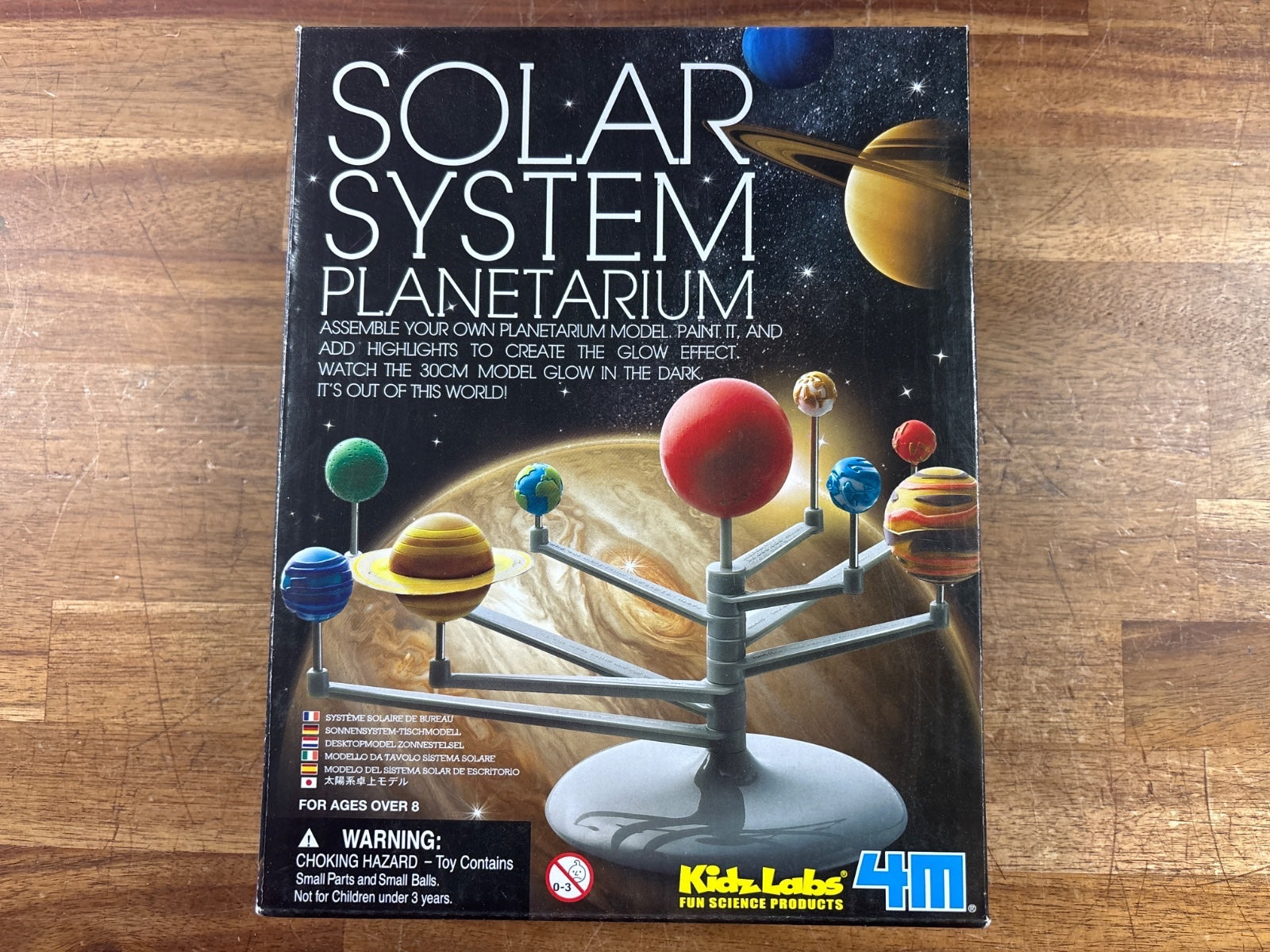 4M Kidz Labs Solar System Planetarium Model Kit — front cover