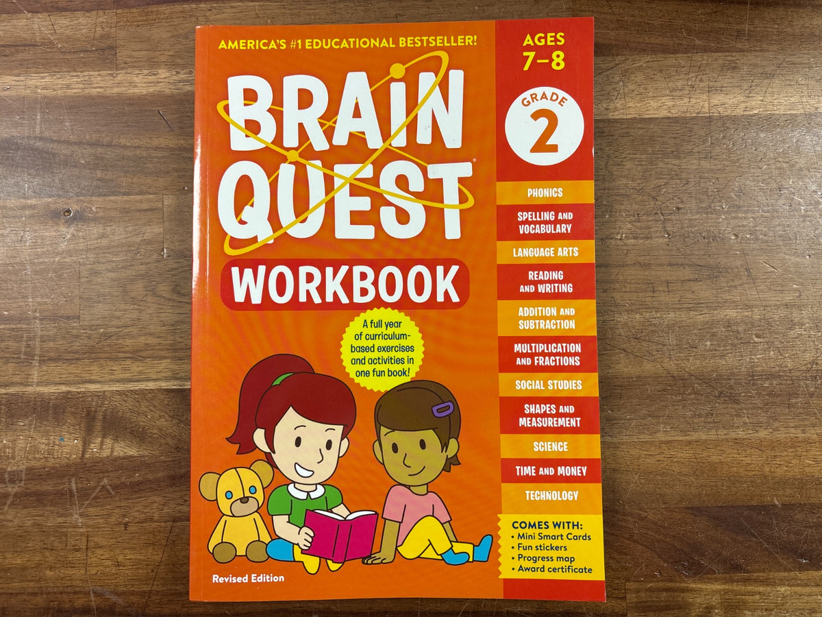 Brain Quest Workbook Grade 2 Ages 7-8 Revised Edition