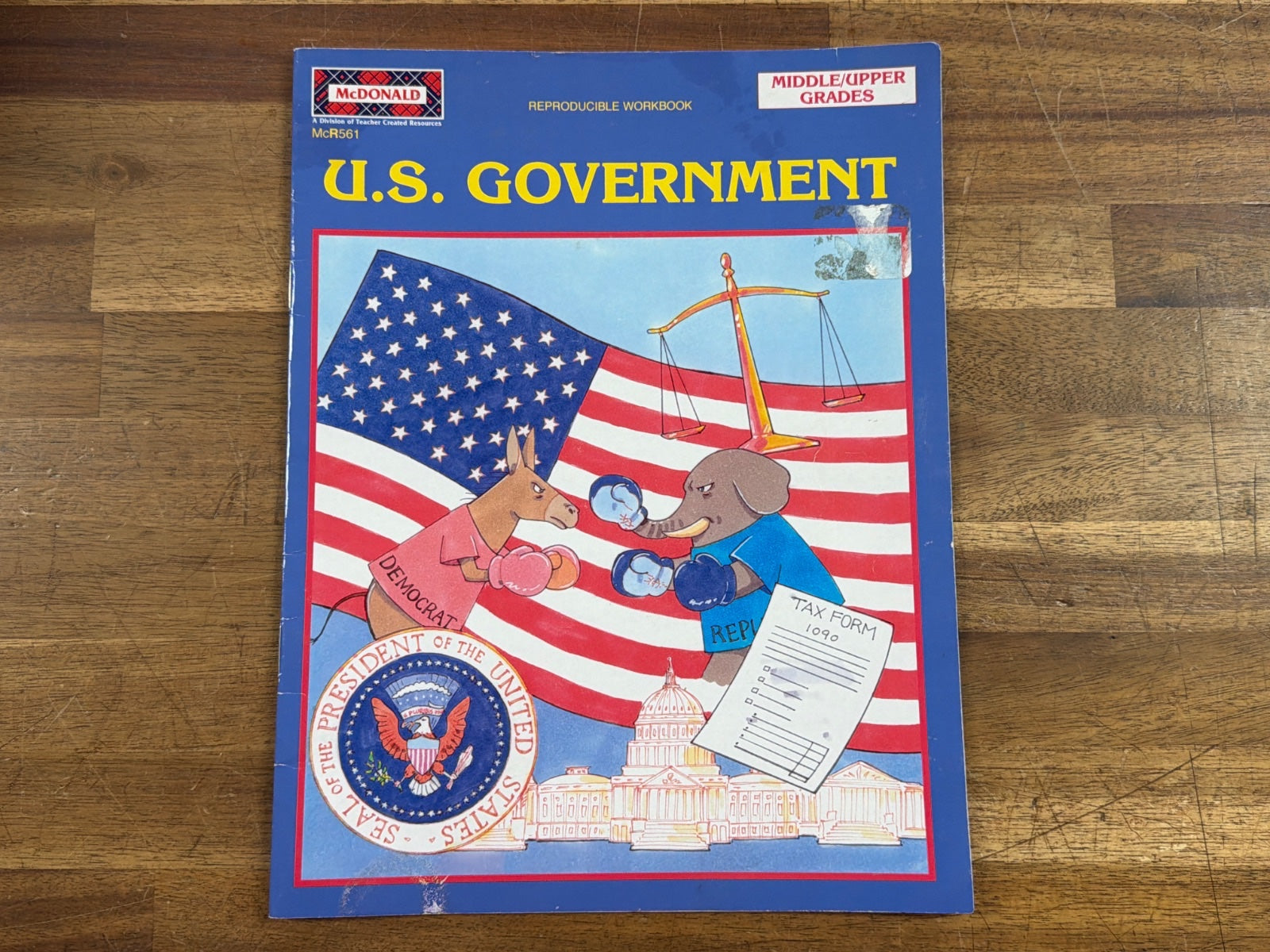 McDonald U.S. Government Reproducible Workbook Middle/Upper