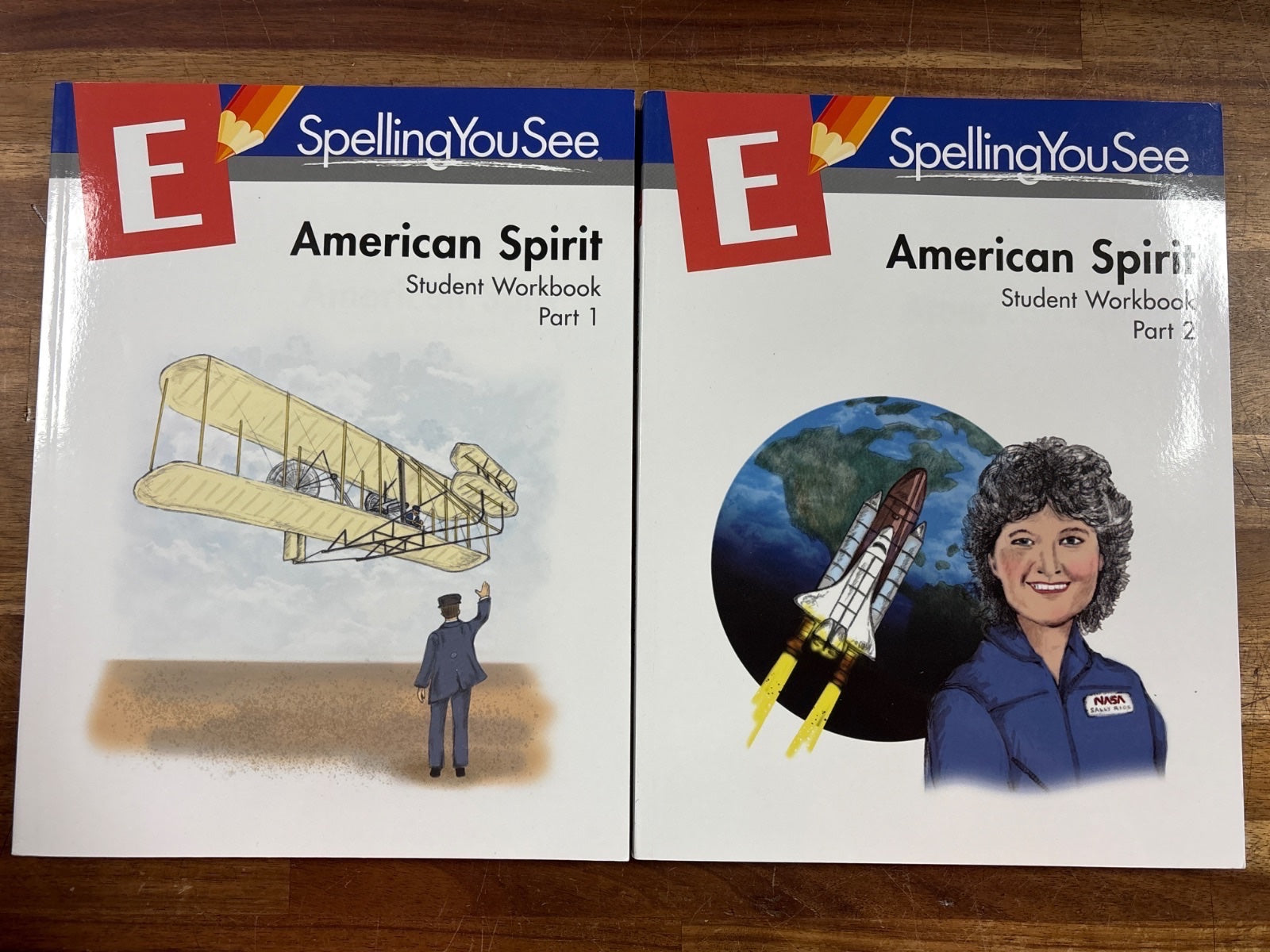 Spelling You See American Spirit Level E Workbooks Part 1&2 — front cover