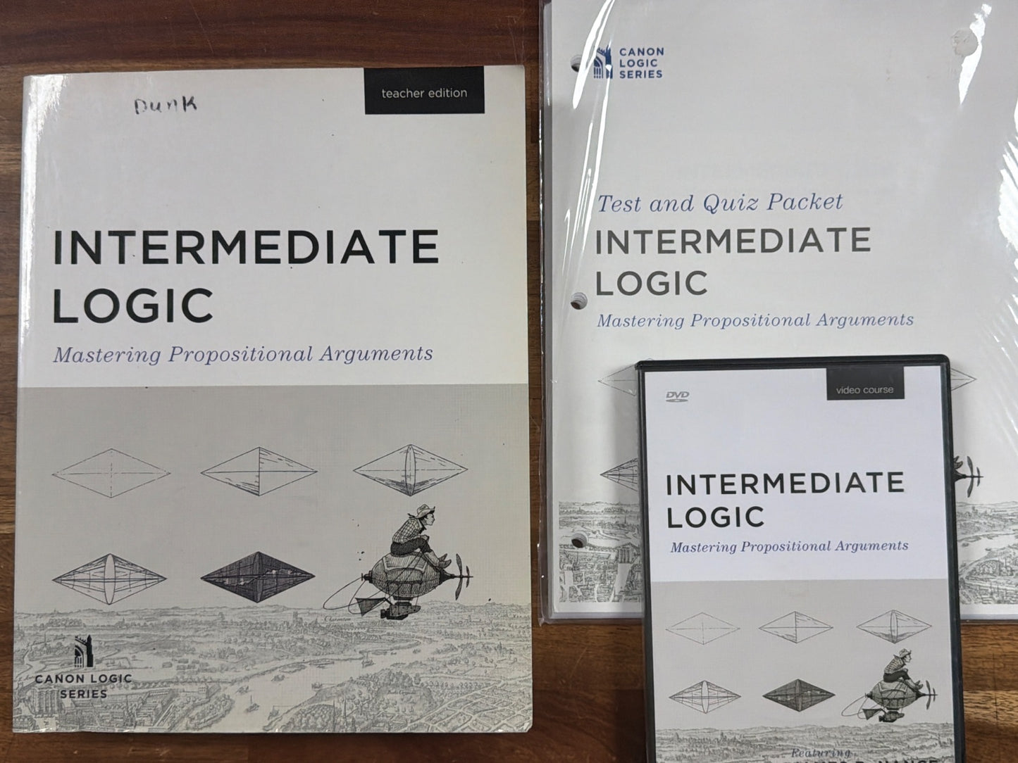 Canon Press Intermediate Logic Teacher Edition, Quiz Packet & DVD