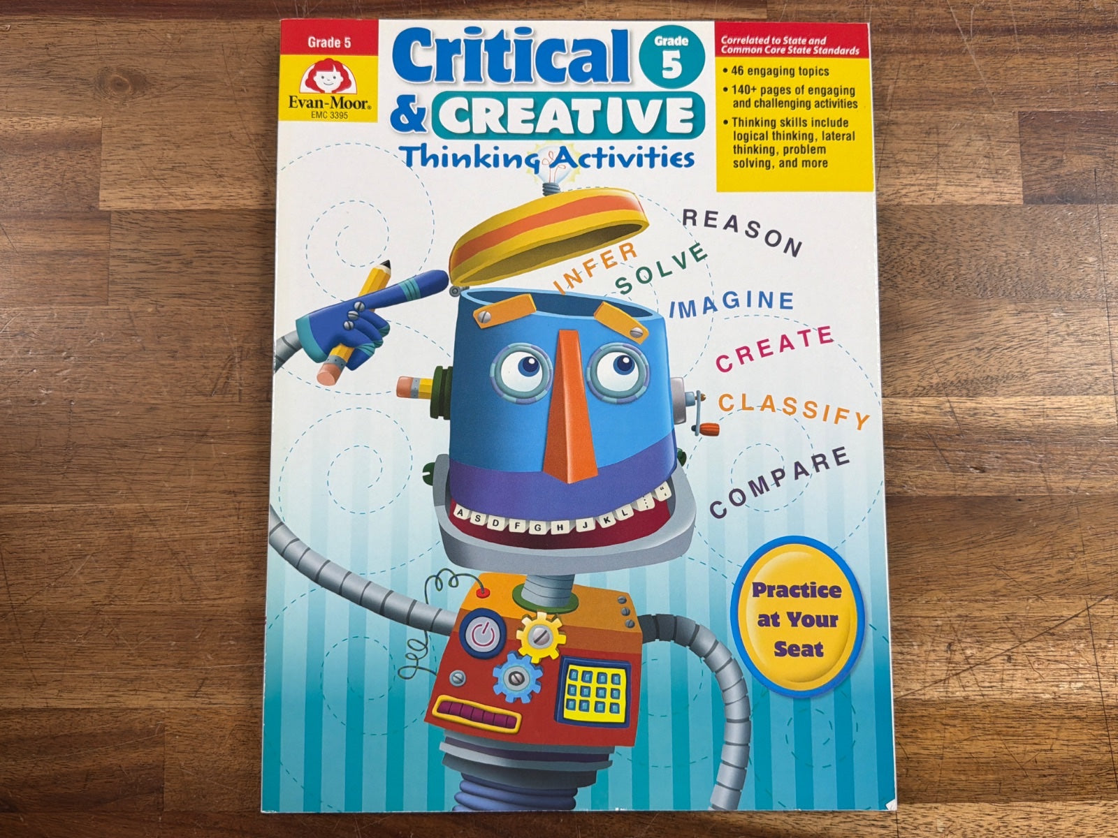 Evan-Moor Critical & Creative Thinking Activities Grade 5