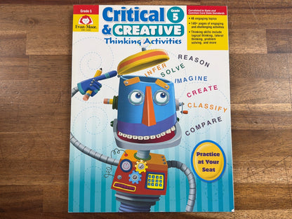 Evan-Moor Critical & Creative Thinking Activities Grade 5