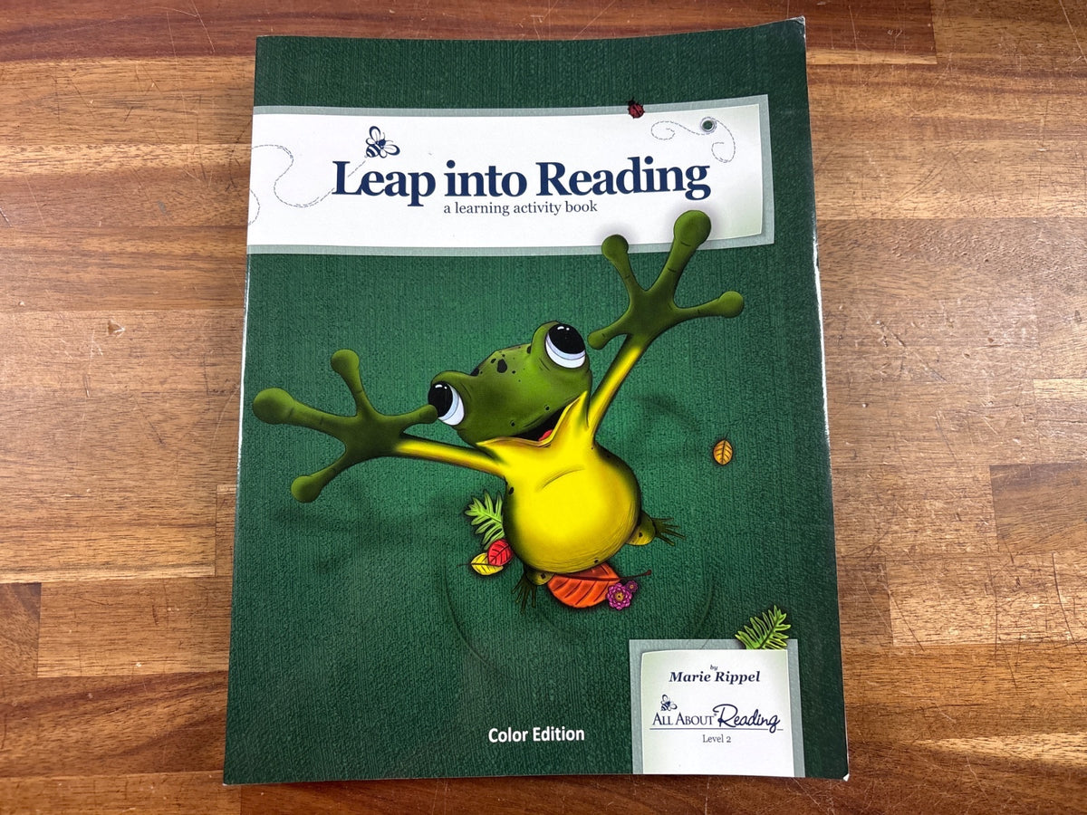 All About Reading Level 2 Leap Into Reading Color Edition — front cover