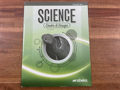 Abeka Science Order & Design Answer Key Grade 7 2nd Ed