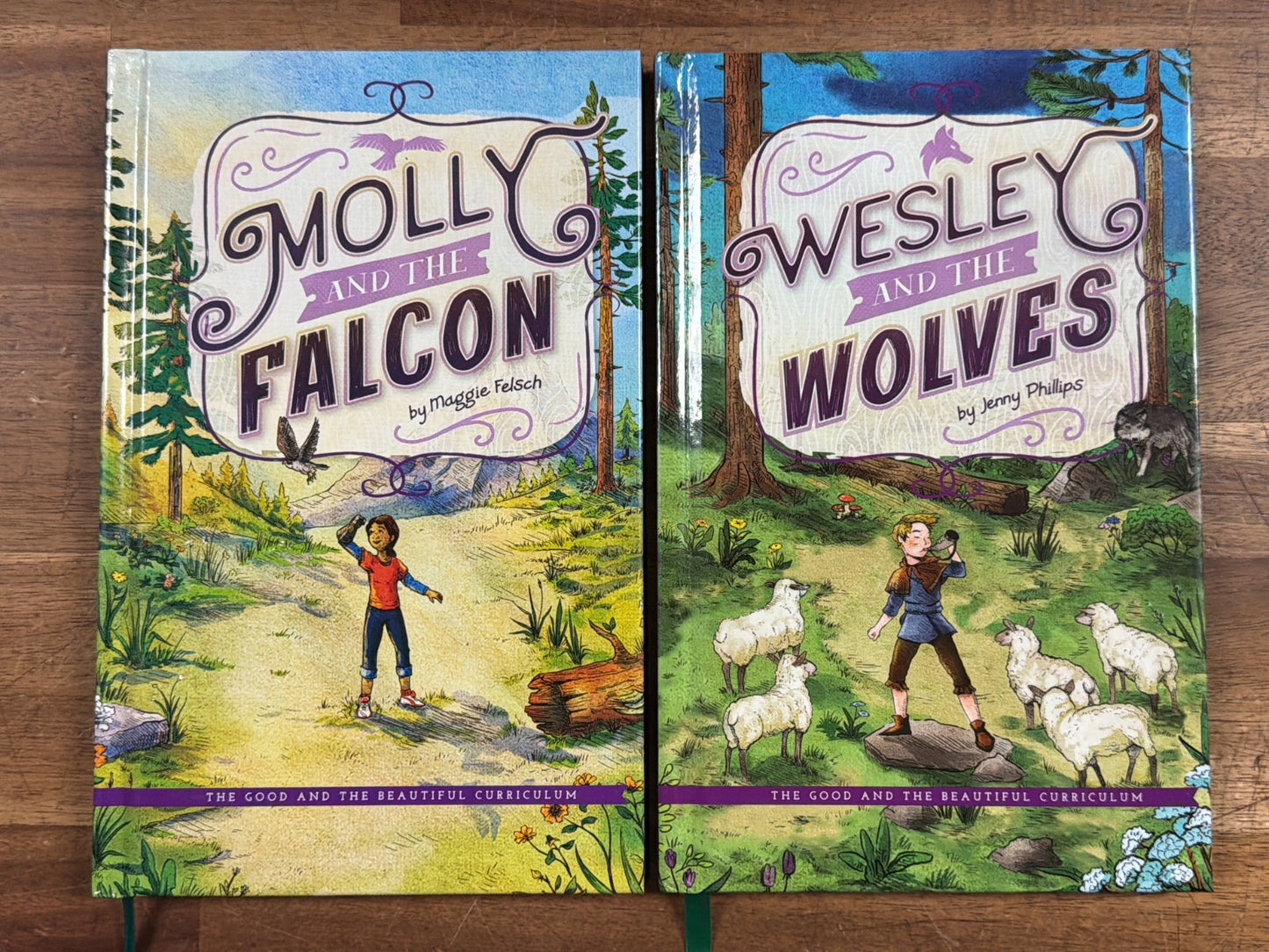 Good and the Beautiful Set: Molly & the Falcon, Wesley & the Wolv