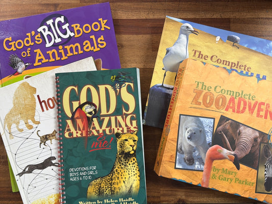 MB Homeschool Animal Studies Bundle: 4 Creation Books Set