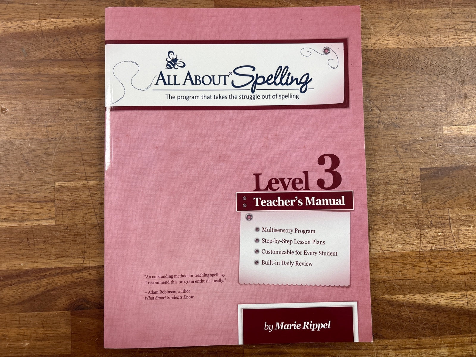 All About Spelling Level 3 Teacher's Manual by Marie Rippel