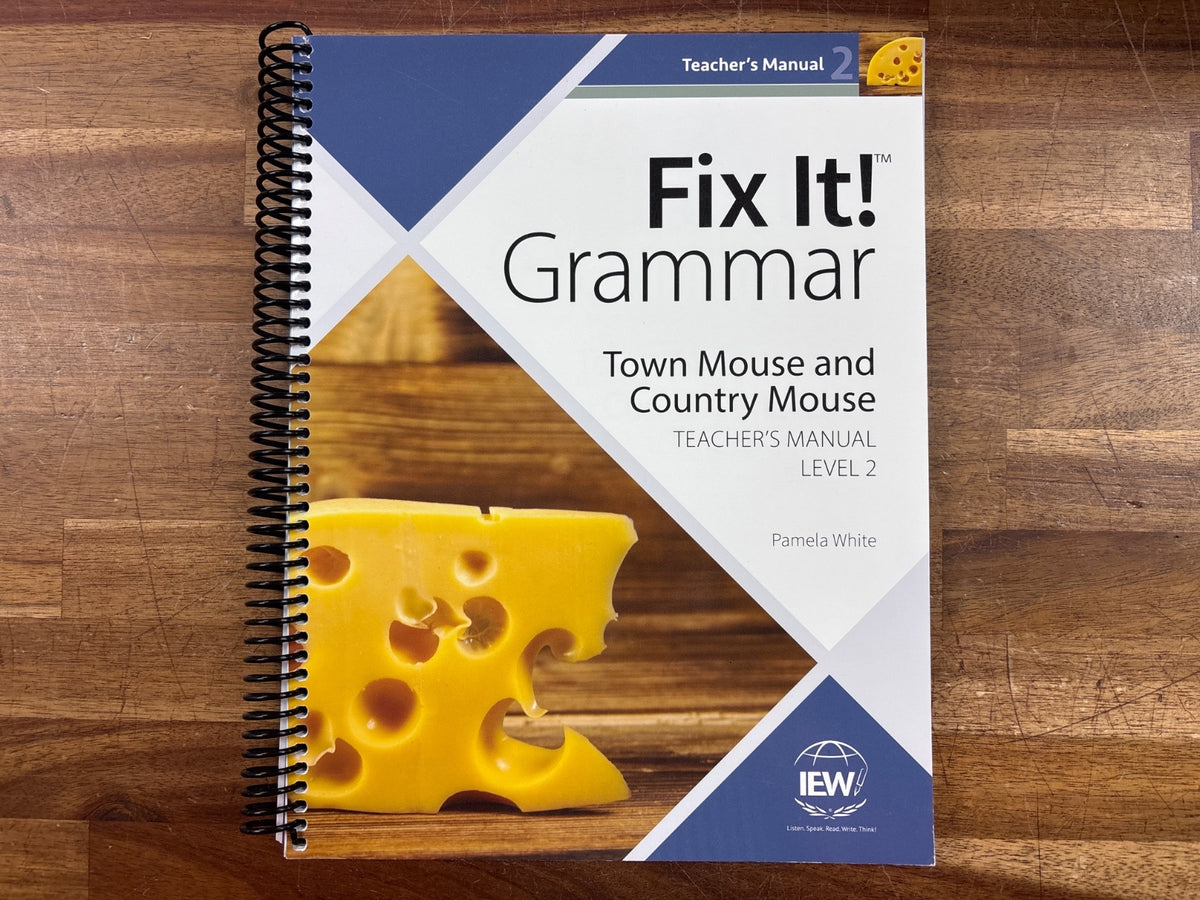 Fix It! Grammar Teacher's Manual Level 2 Town/Country Mouse — front cover