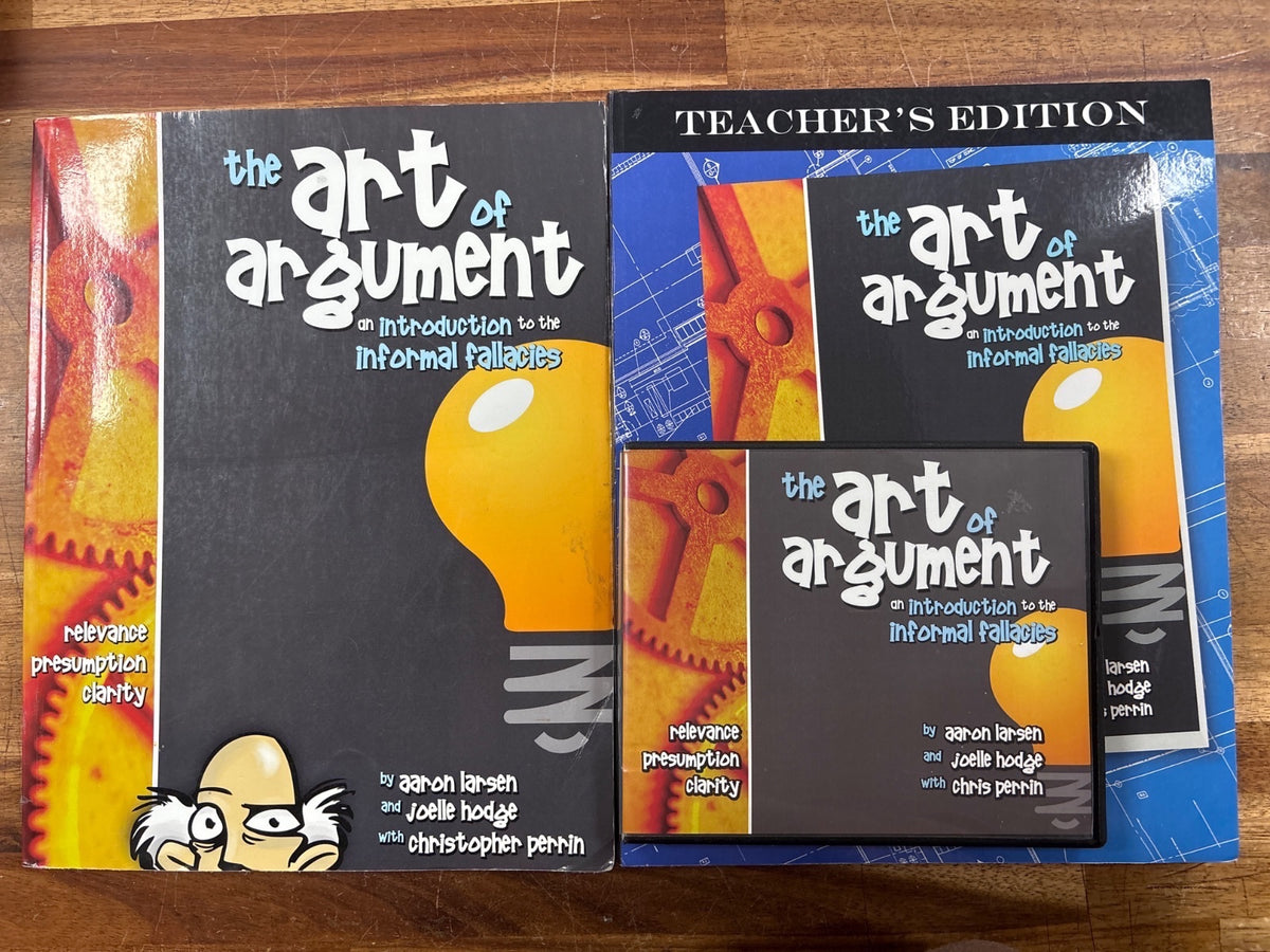 Art of Argument Set: Student Text, Teacher Ed & DVD — front cover