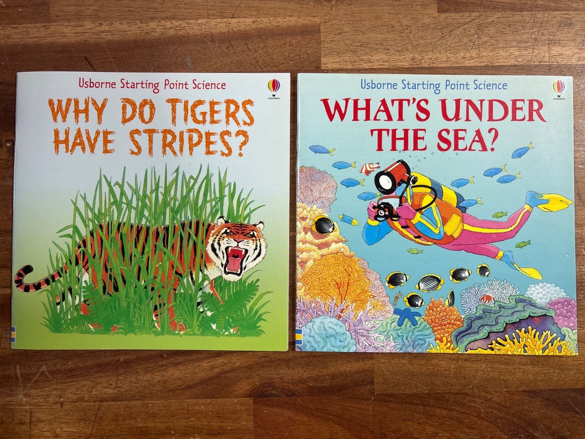 Usborne Starting Point Science: Tigers & Under the Sea Set