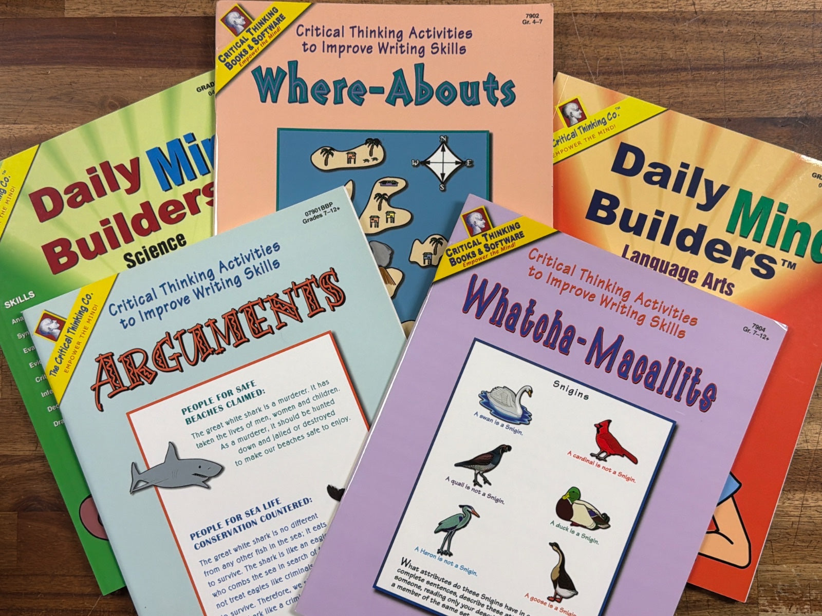 Critical Thinking Co. Daily Mind Builders & Writing Skills Set