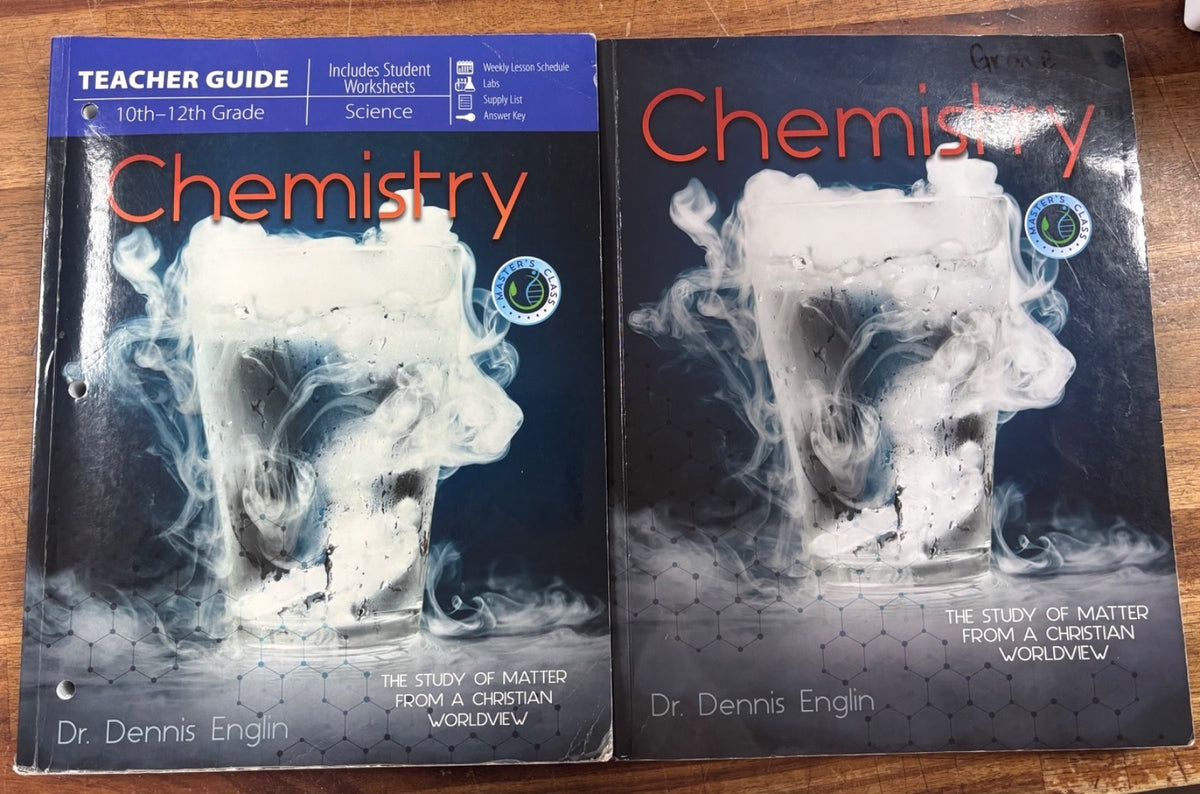 Master Books Chemistry Teacher Guide & Student Text Set