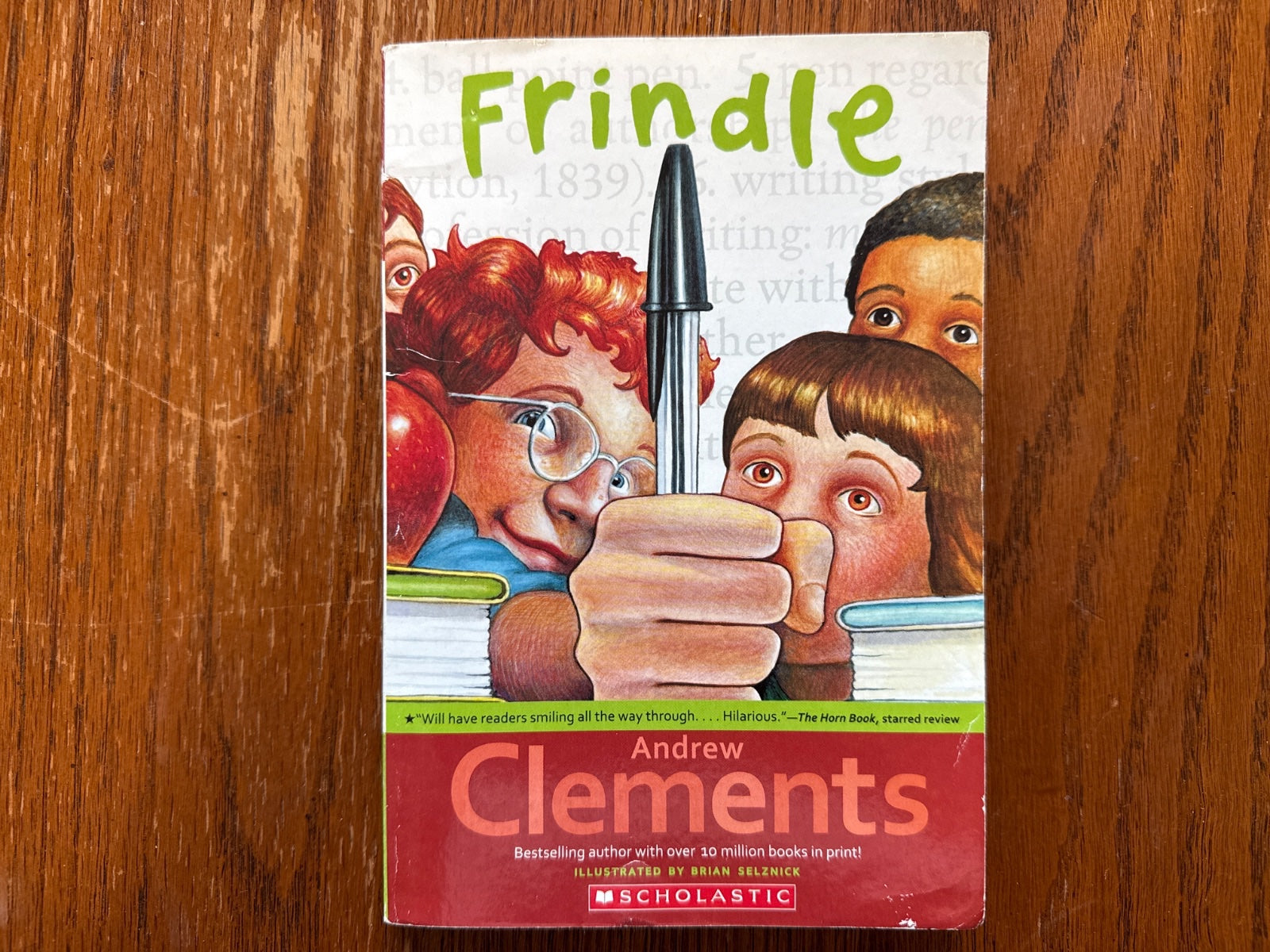 Frindle by Andrew Clements Scholastic Paperback Novel