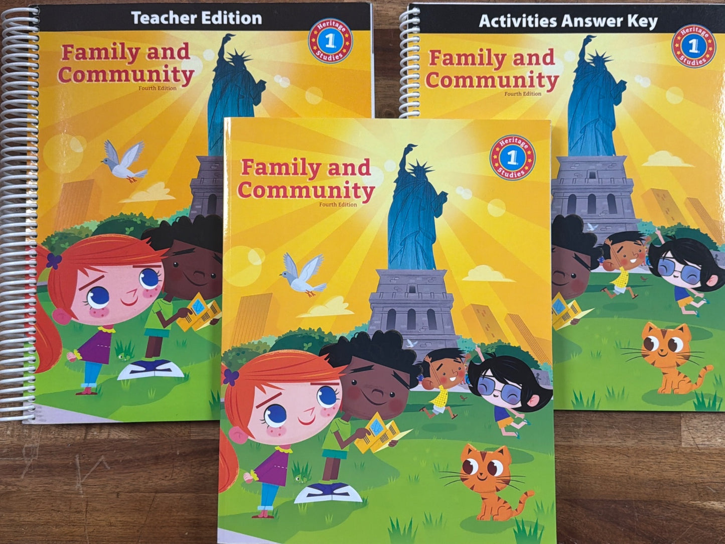 BJU Press Heritage Studies 1 Family Community Teacher Set