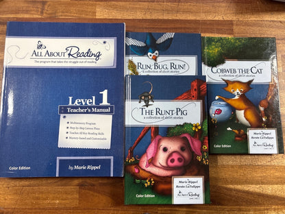 All About Reading Level 1 Teacher's Manual & Readers Set — front cover