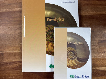 Math-U-See Pre-Algebra Student Text & Instruction DVD