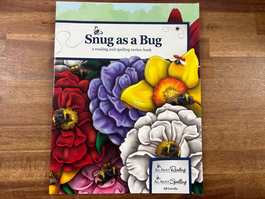 All About Reading/Spelling Snug as a Bug Review Book — front cover