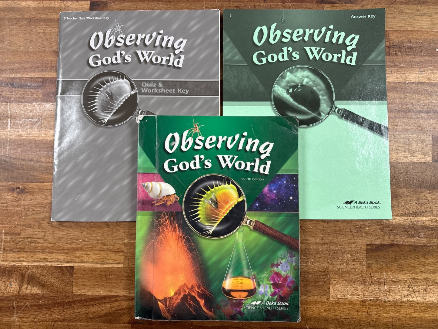 Abeka Observing God's World Grade 6 Set W/ Keys 4th Ed
