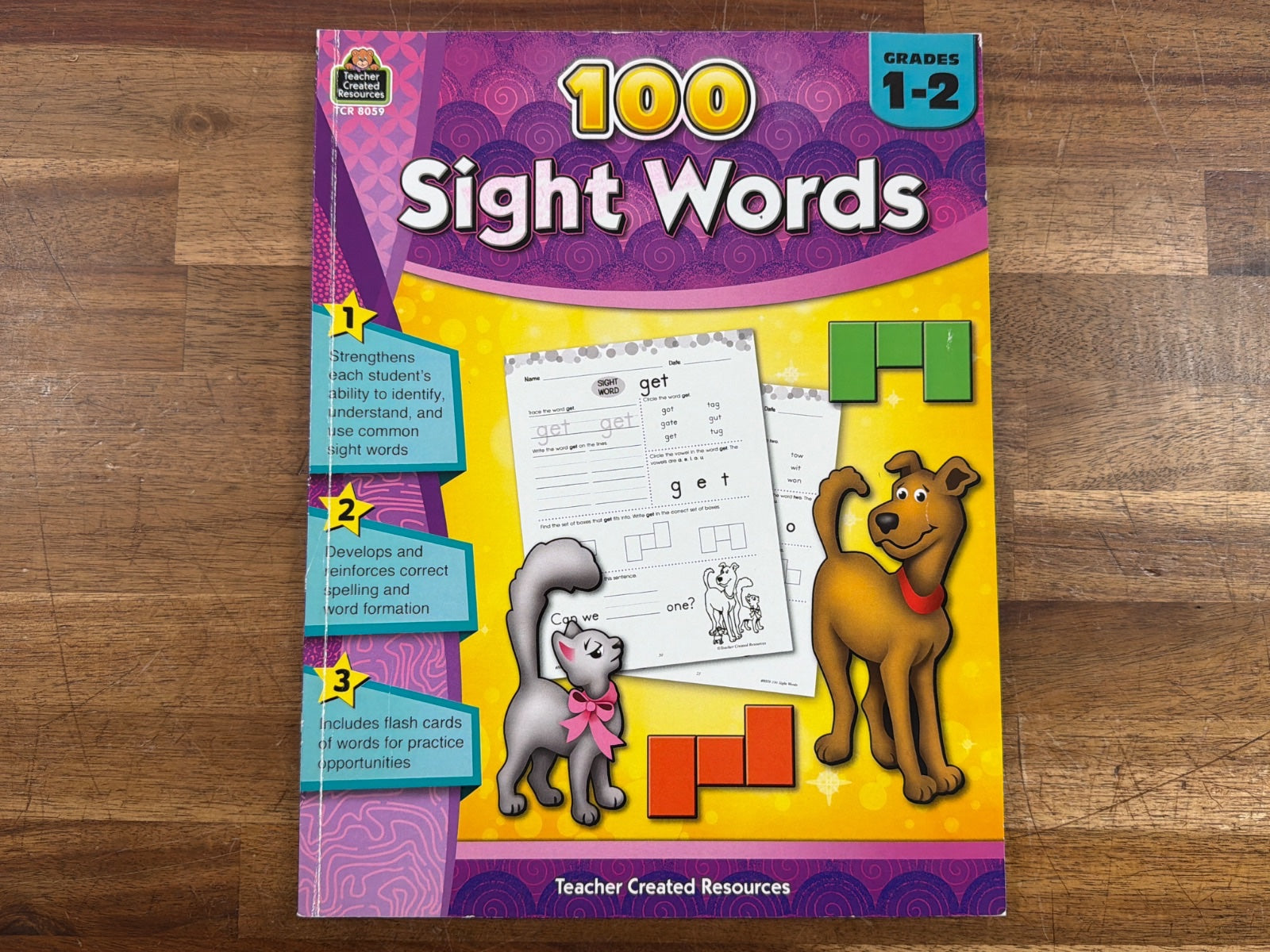 100 Sight Words Workbook Grades 1-2 Teacher Created Resources
