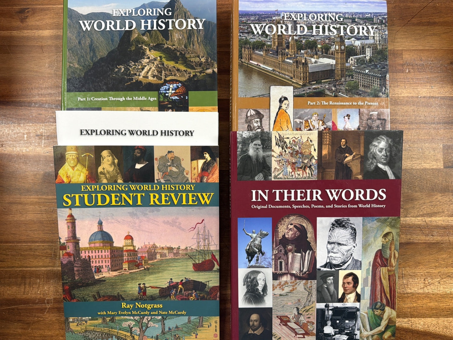 Notgrass Exploring World History Complete Set Parts 1&2