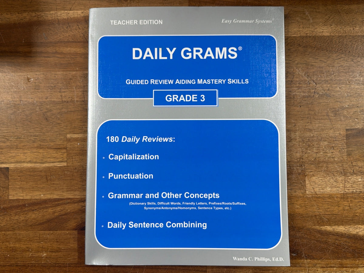 Daily Grams Grade 3 Teacher Edition - Easy Grammar