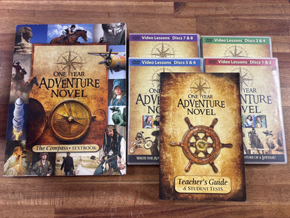One Year Adventure Novel Complete Set Textbook DVDs Guide — front cover