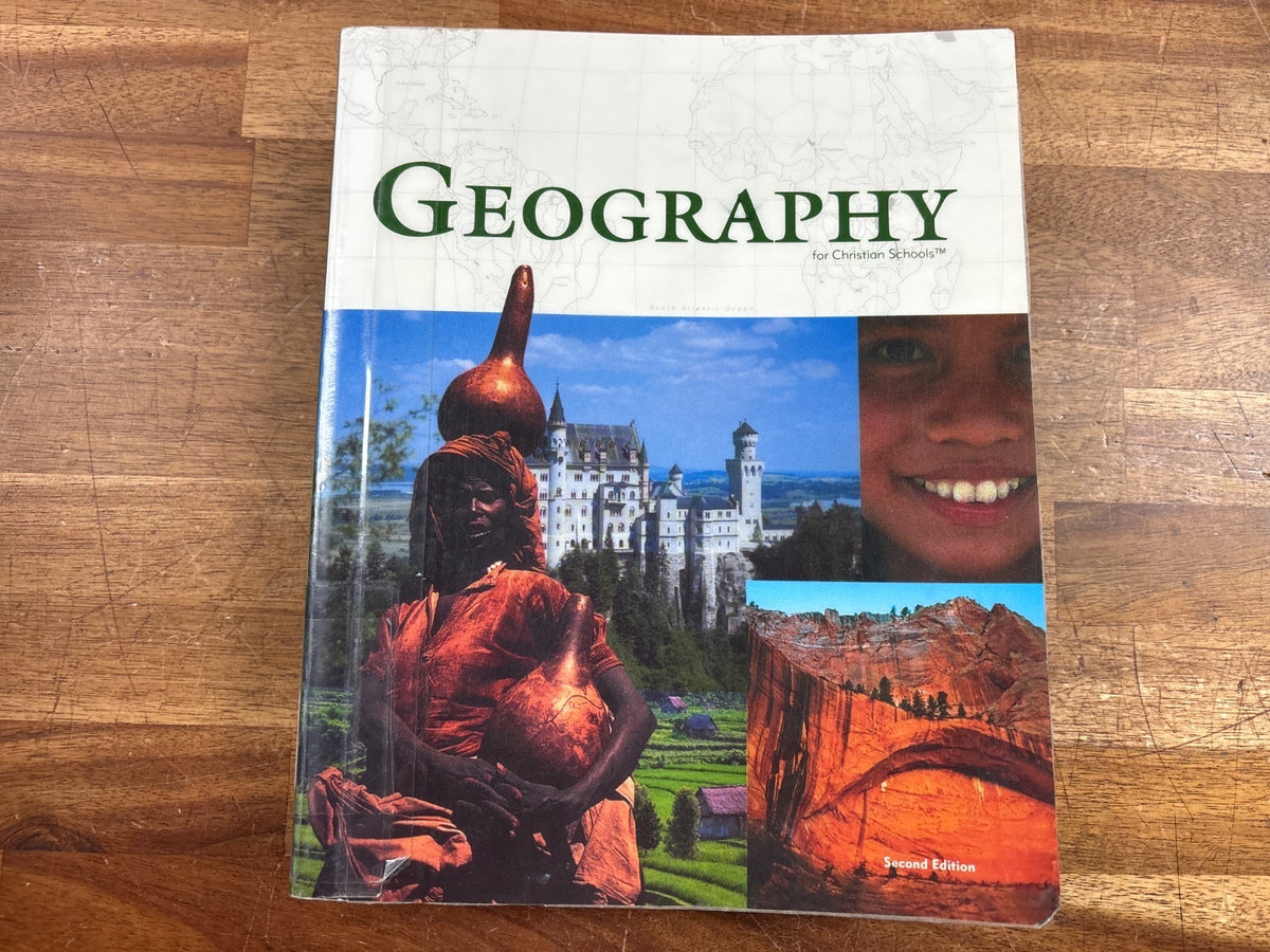 BJU Press Geography for Christian Schools 2nd Edition — front cover