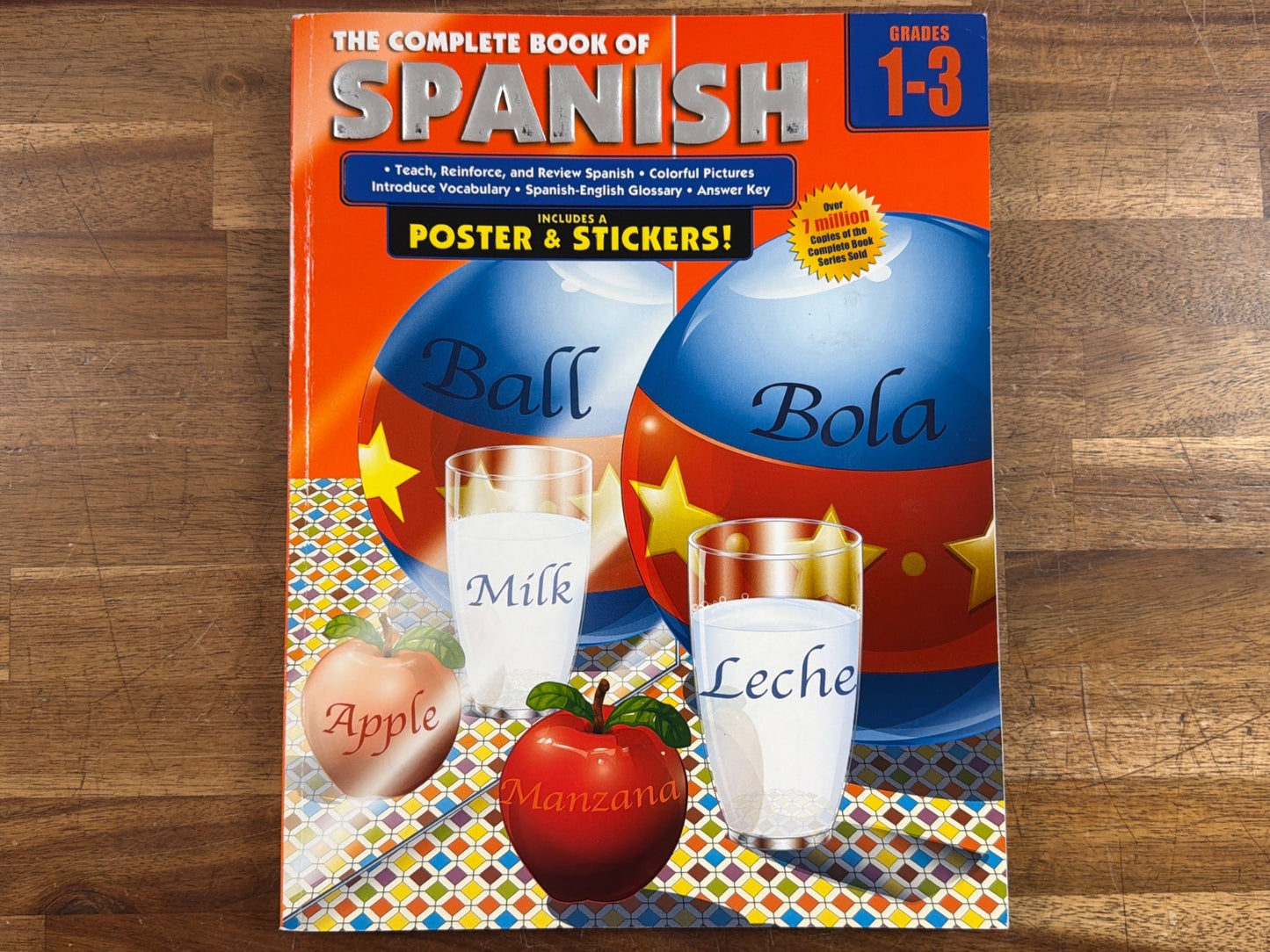 The Complete Book of Spanish Grades 1-3 Workbook