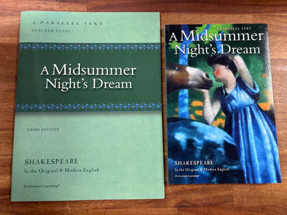 Perfection Learning Midsummer Night's Dream Parallel Text Set — front cover