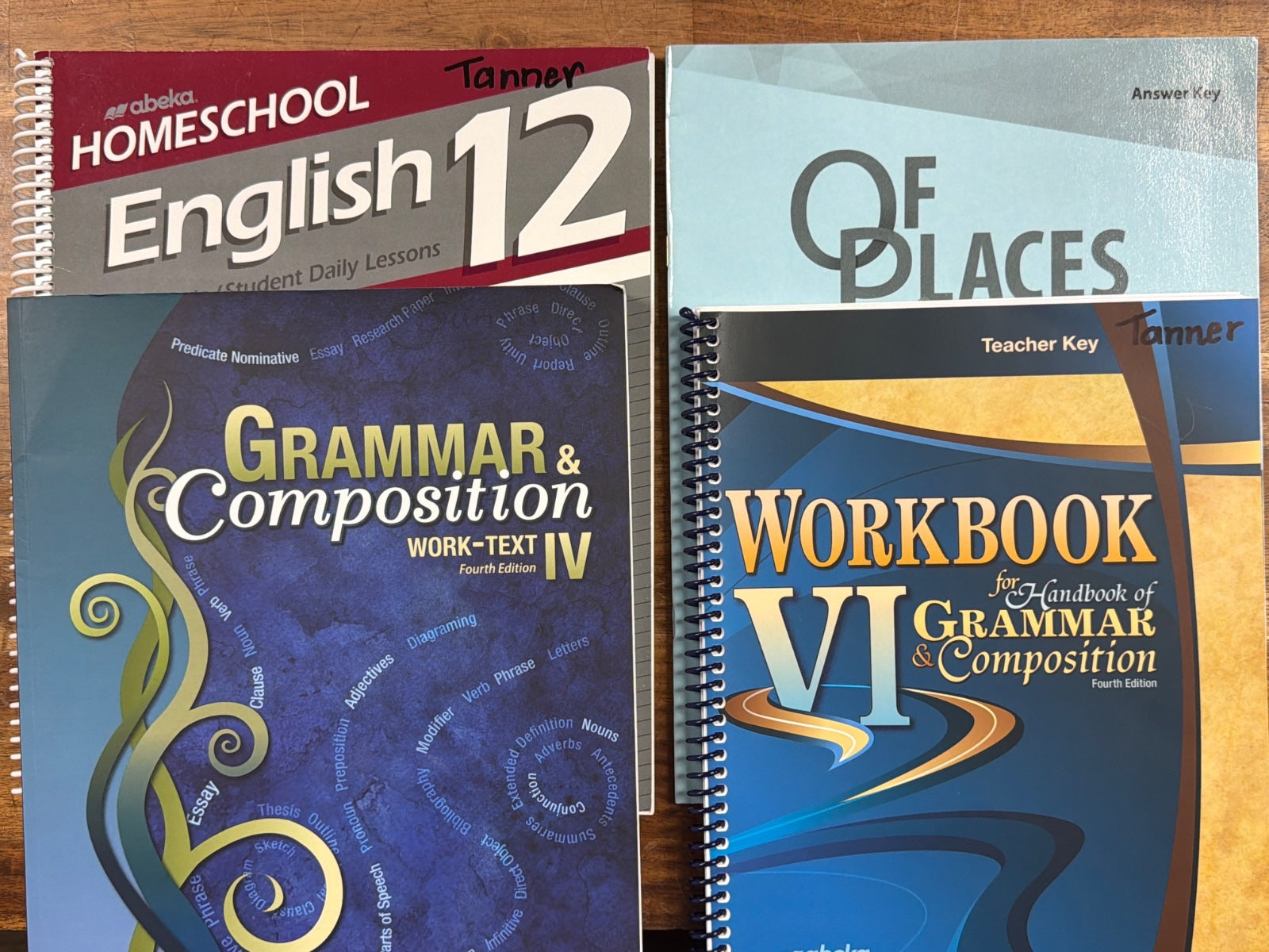 Abeka English 12 Grammar Composition IV VI Curriculum Set