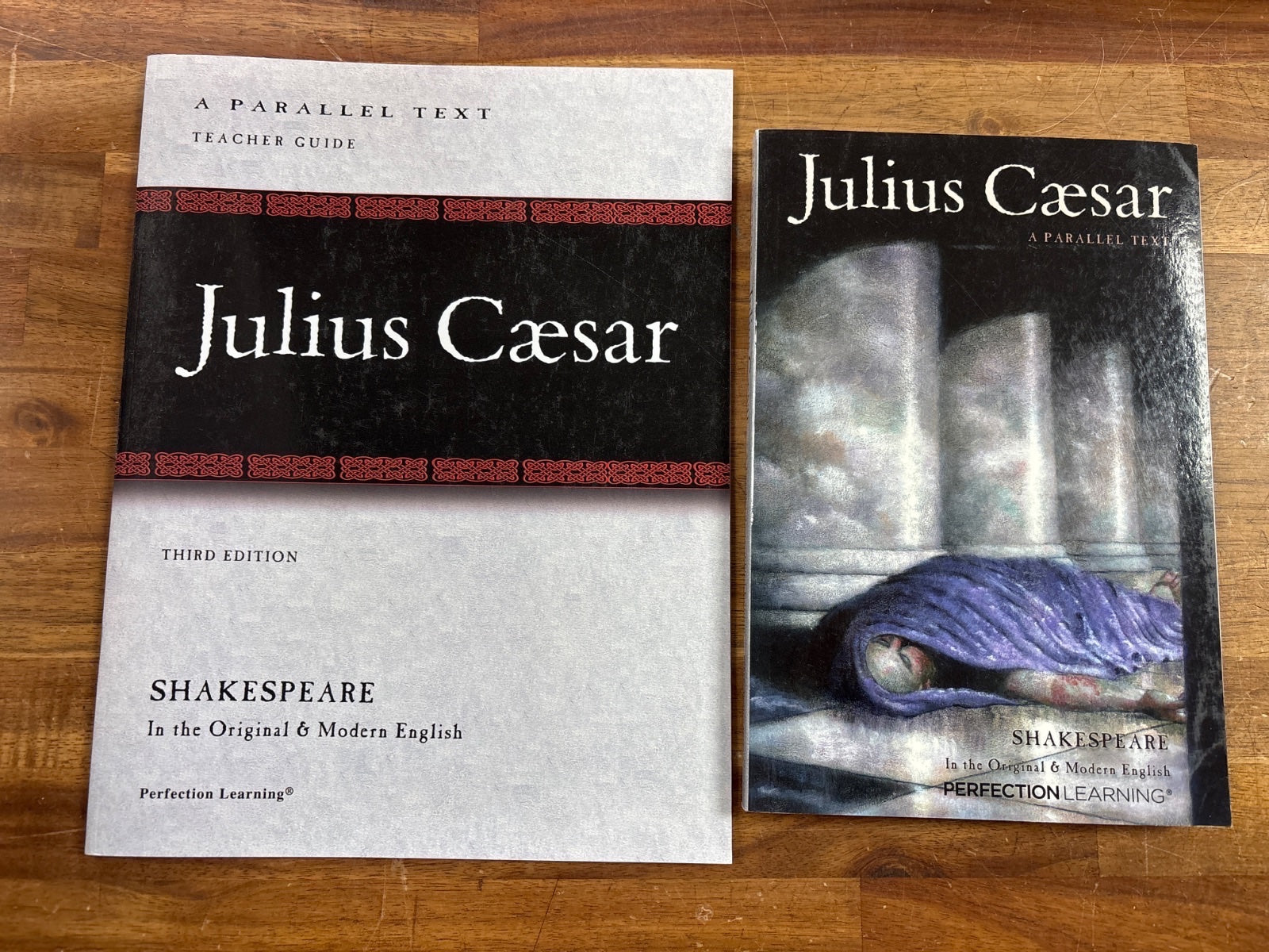 Julius Caesar Parallel Text & Teacher Guide Set 3rd Ed — front cover