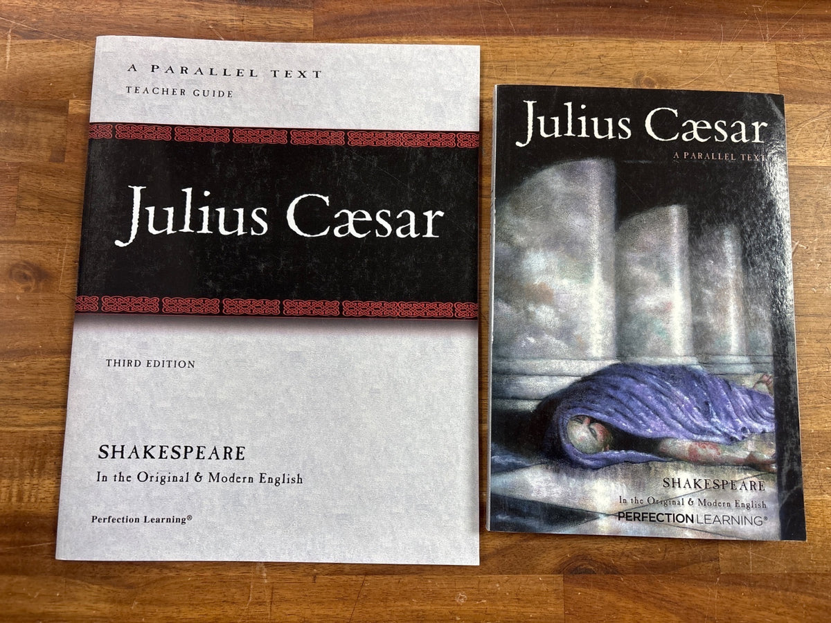 Julius Caesar Parallel Text & Teacher Guide Set 3rd Ed — front cover