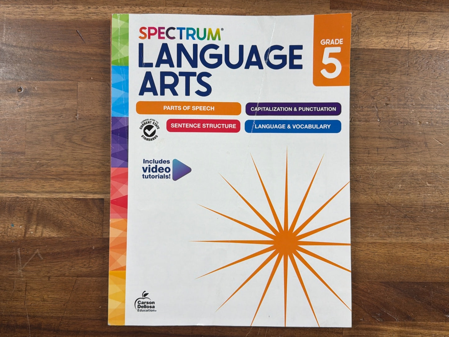 Spectrum Language Arts Grade 5 Workbook Carson Dellosa