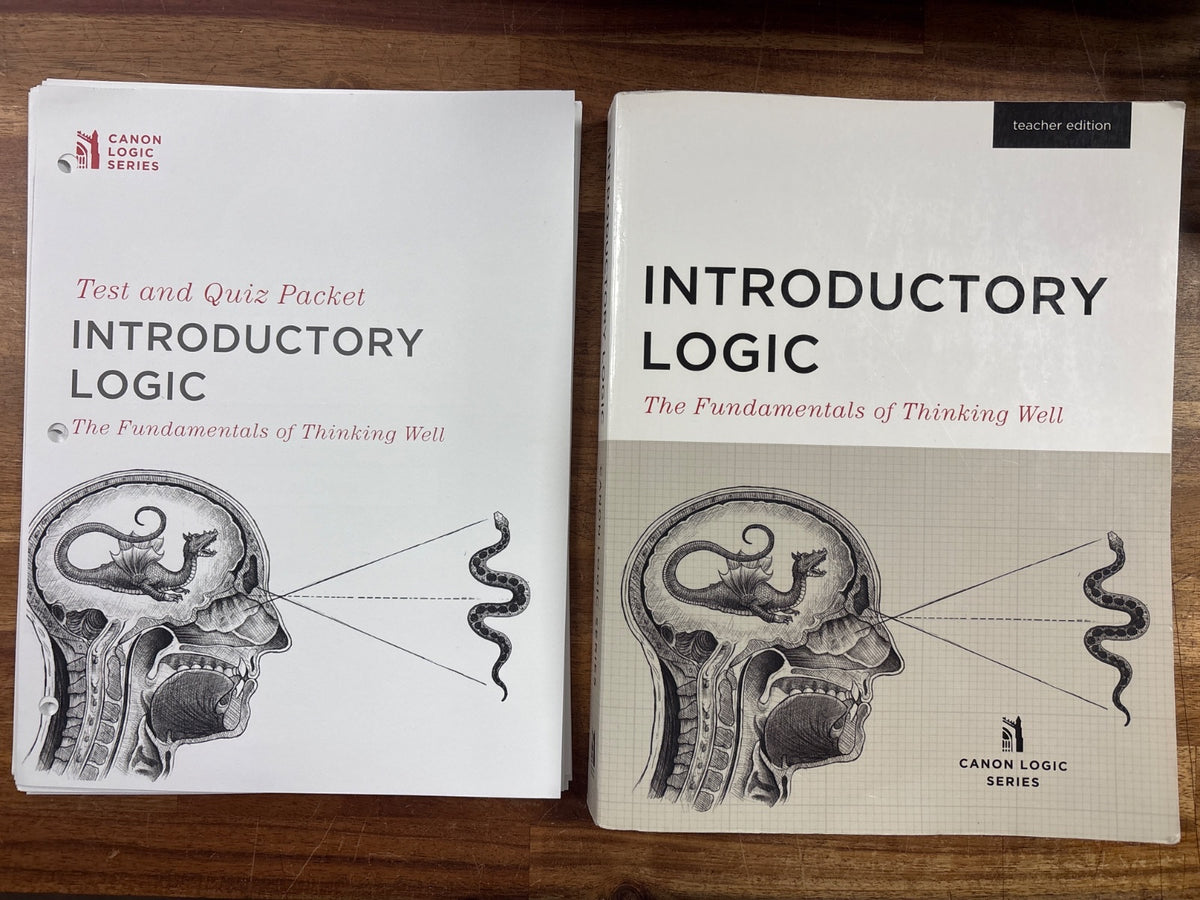 Introductory Logic Test & Quiz Packet + Teacher Edition Set