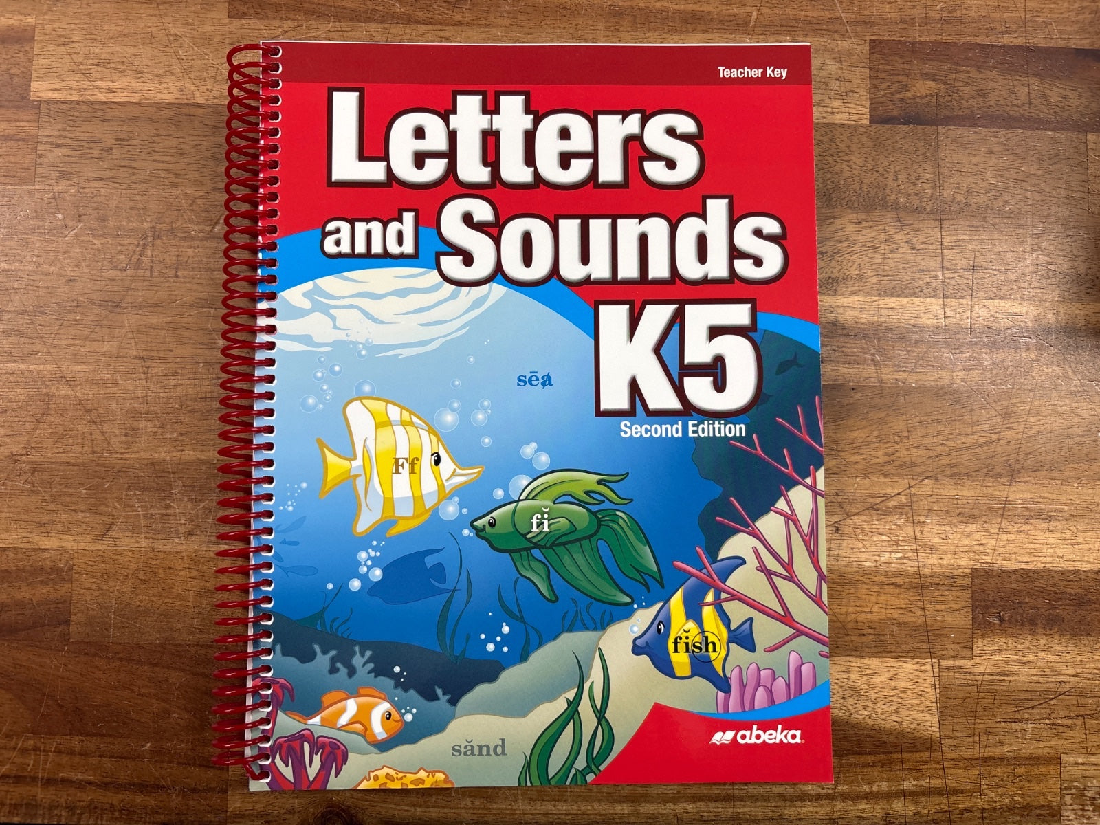 Abeka Letters and Sounds K5 Teacher Key Second Edition — front cover