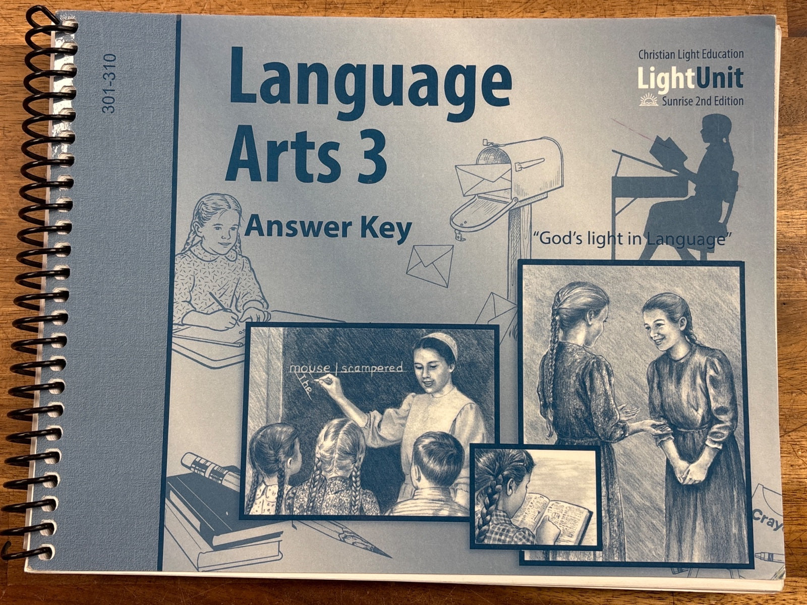 Christian Light Language Arts 3 Answer Key LightUnit 301-310
